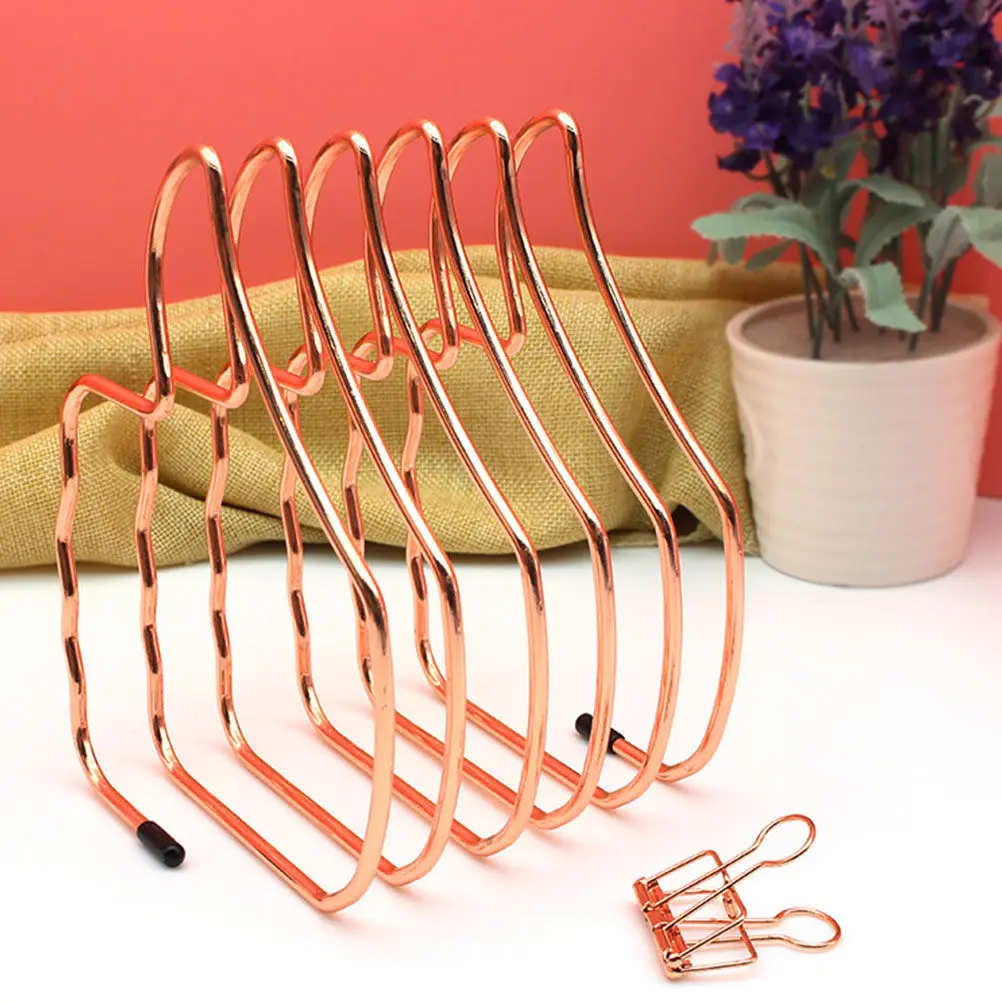 2pcs-iron-thumb-bookends-and-flower-vase-shape-book-fixators-warm-tone-metal-finish-smooth-safe-design-bookshelf-accessories