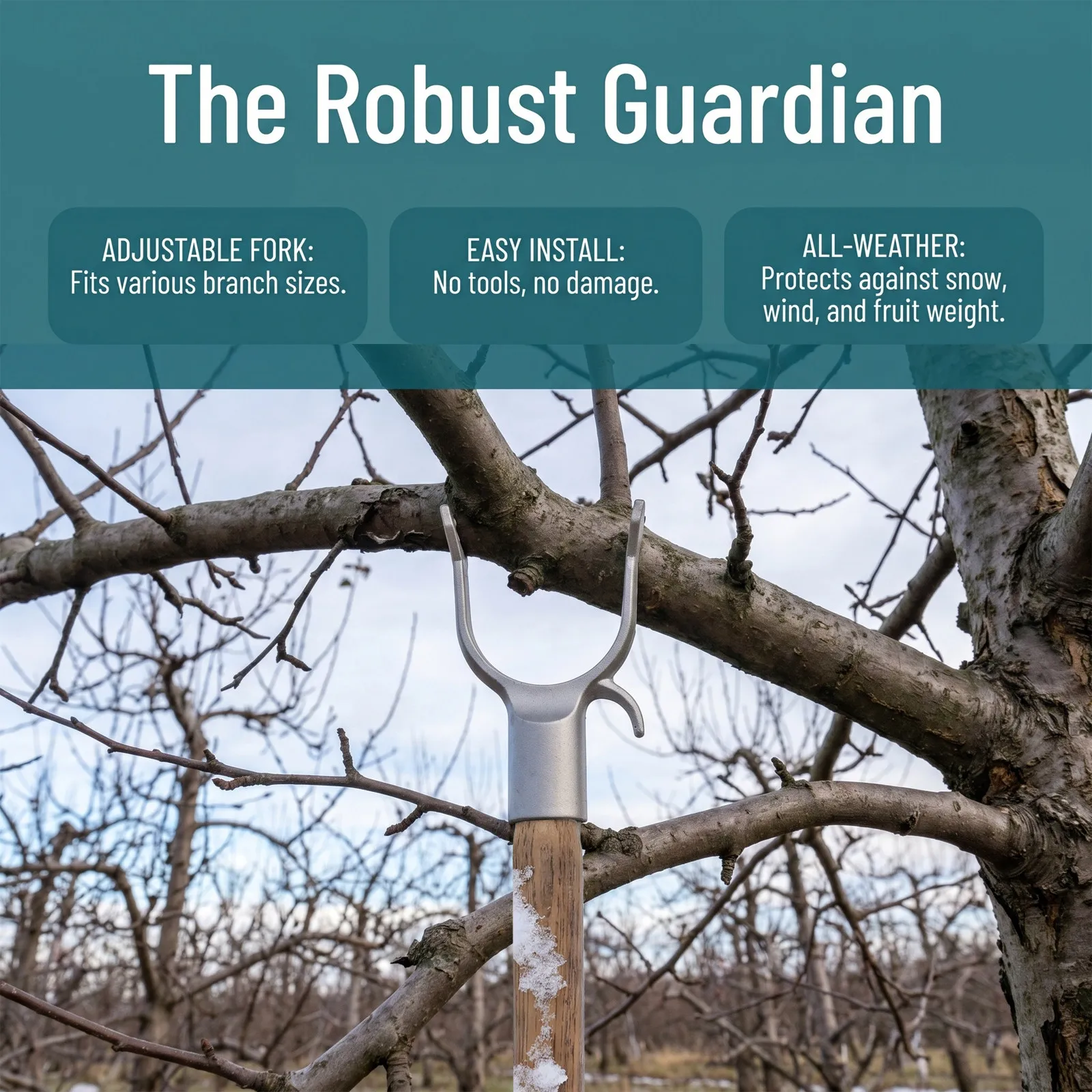 10Pcs Fruit Tree Branch Support Forked Aluminum Alloy Brace Heavy Duty Limb Spreader for Orchard Vineyard Garden Stabilizer Tree