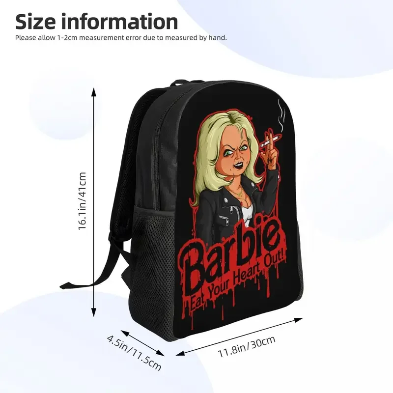 Halloween Eat Your Heart Out zaini per donna uomo resistente all'acqua School College children's Play Horror Bag Print Bookbags