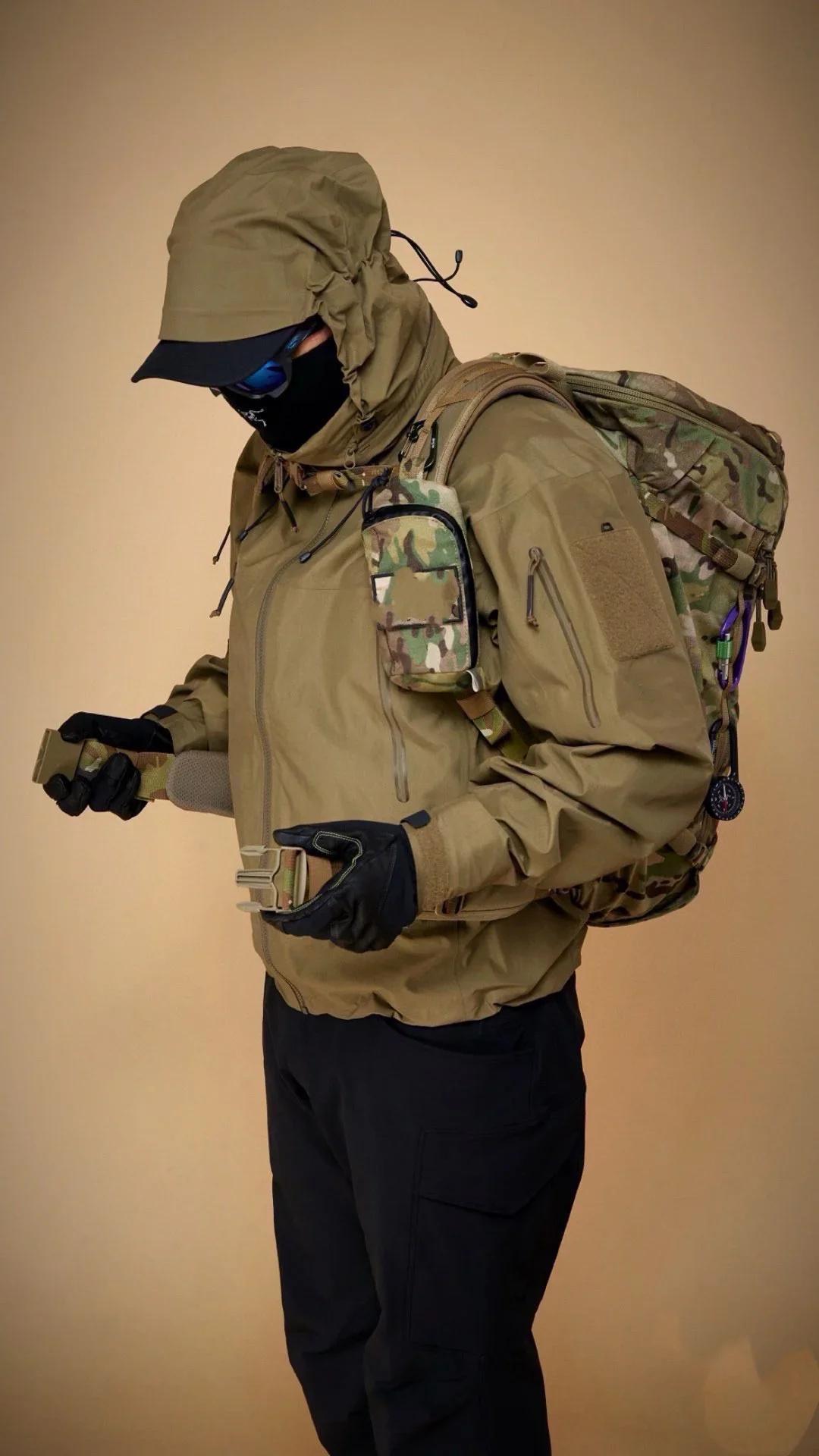 ​ ​ LEAF Alpha GEN2 impermeable Gore-Tex chaqueta militar hombres mujeres al aire libre carcasa dura impermeable rompevientos táctico Unisex