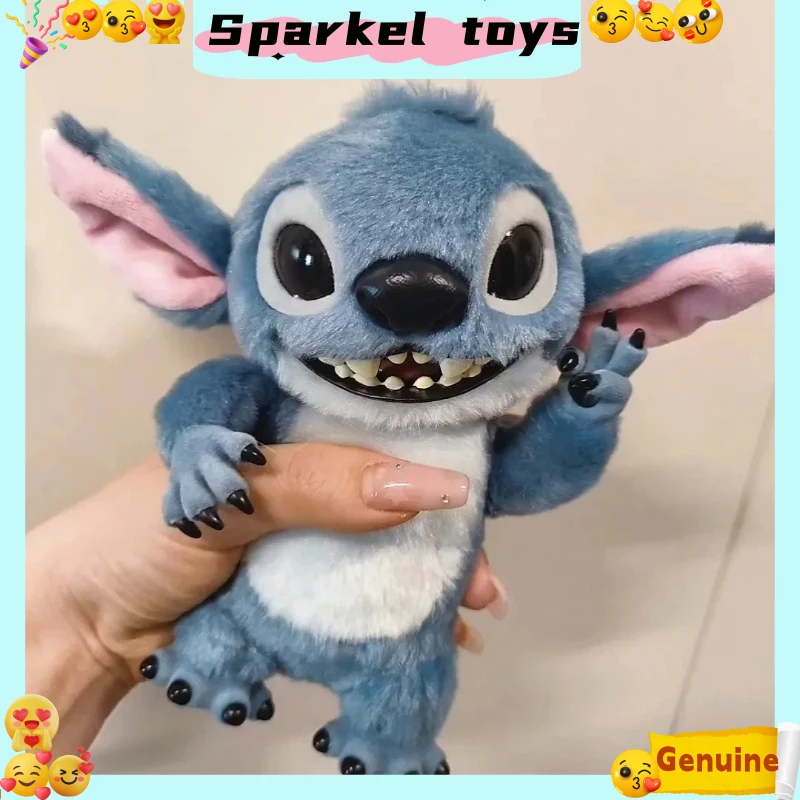 

New Genuine Disney Stitch Plush Figure Doll 16cm Anime Stitch Backpack Doll Stuffed Plushine Toy Children Kawaii Xmas Gifts