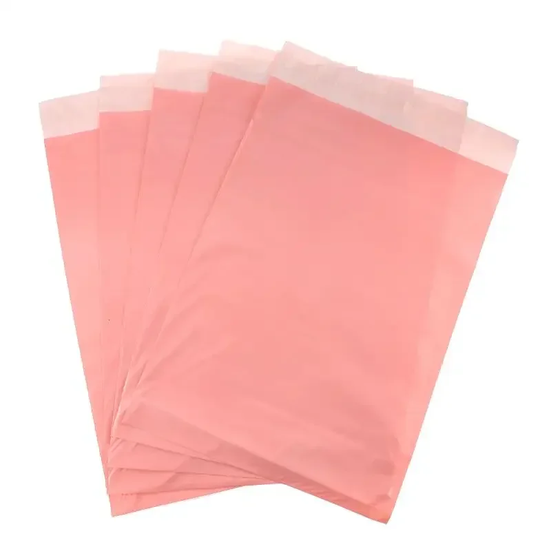 100pcs/lot light Pink Courier Mailing Shipping Bags Self Seal Envelops Plastic Packaging Bag Plastic Bags For Packing