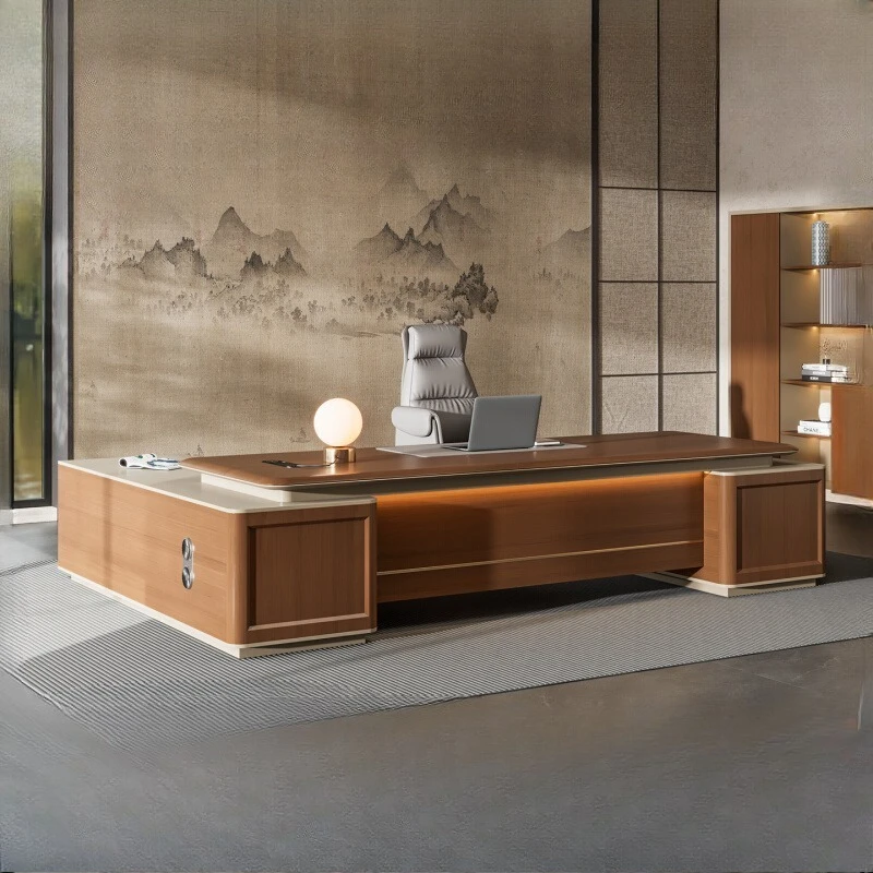 Office  Desk L Shape Storage Manager Designer  Desk Computer