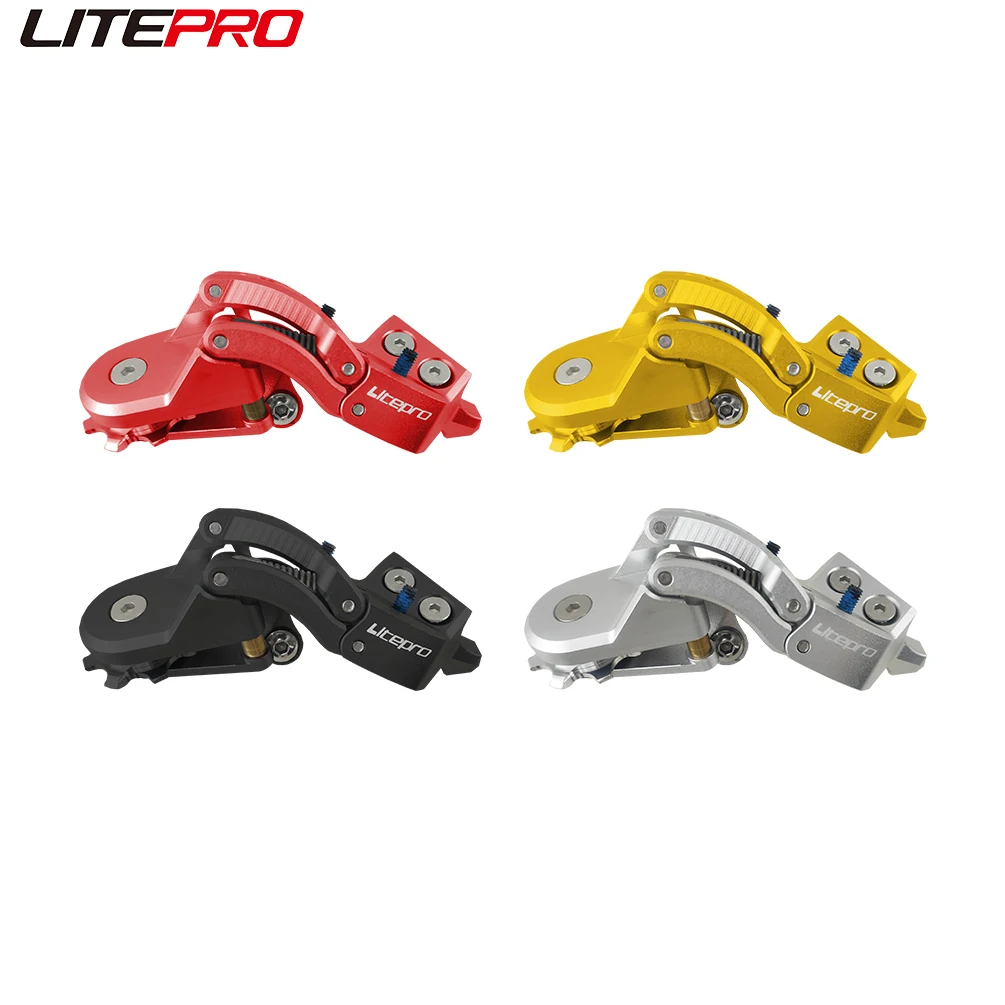 Litepro For Brompton Bike Aluminum Alloy Rear Derailleurs Transmission Modified 5 External 7Speed Chain Tensioner DIP Shifter