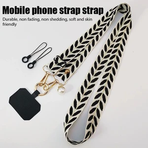 Adjustable long mobile phone cord, neck cord, hanging pearl, hanging ornaments, anti-the charm, crossbody card, hanging clip 8 Main Sales Cordá Cordá - №4