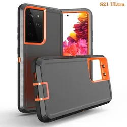 Armor Ott X Box Case for Samsung Galaxy A55 S23 S22 S21 S20 S24 Ultra S10 S8 S9 Note 20 10 Heavy Duty Shockproof Armor Case
