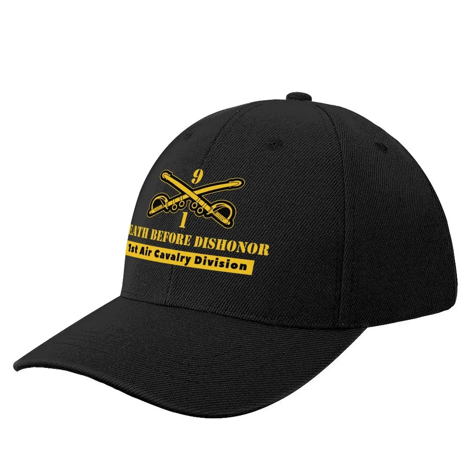 

DEATH BEFORE DISHONOR / 1st Cavalry Division Baseball Cap Hood party Hat fishing caps man Custom Cap Men Women's