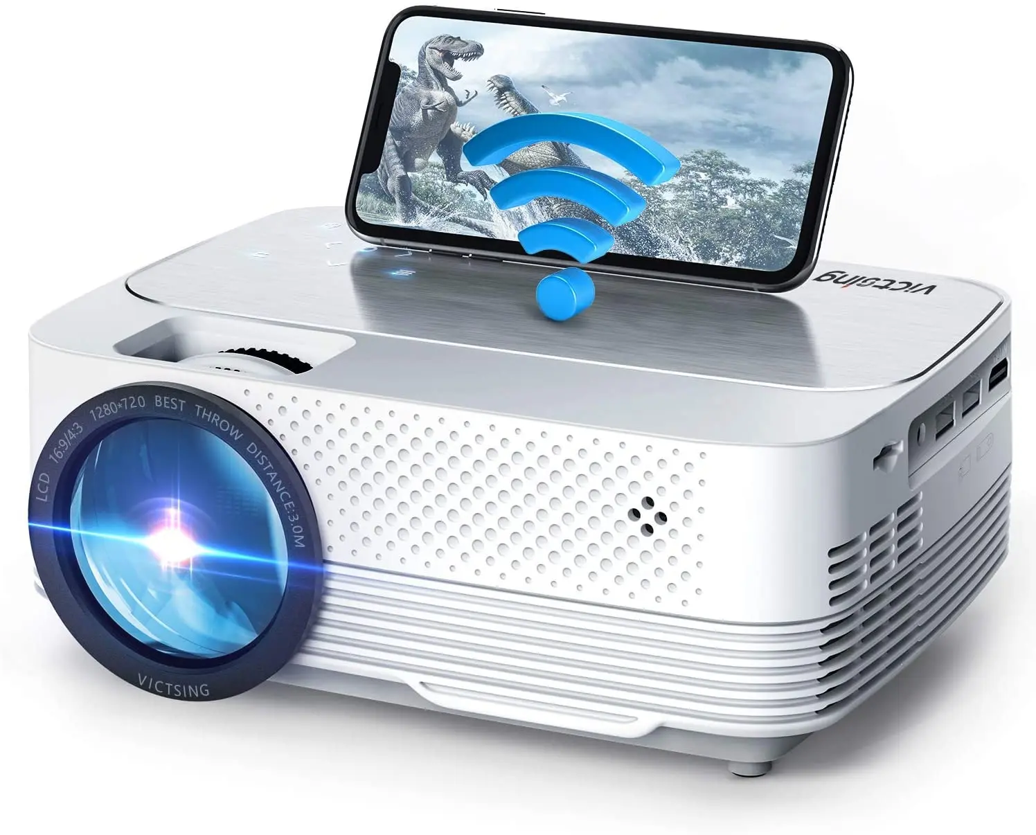 

2024Good Selling Android 8.0 System High Brightness 4000 Lumens LED Projector For Home Theater Projector