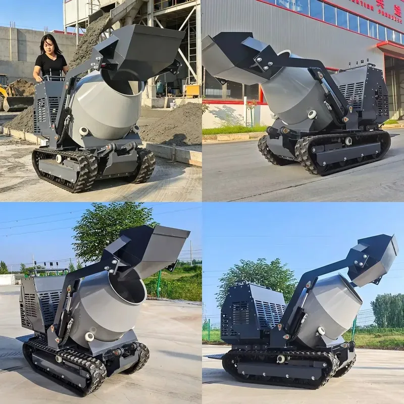 Crawler Cement Mixer Cost Effective Versatile for Concrete Mortar Building Slurries