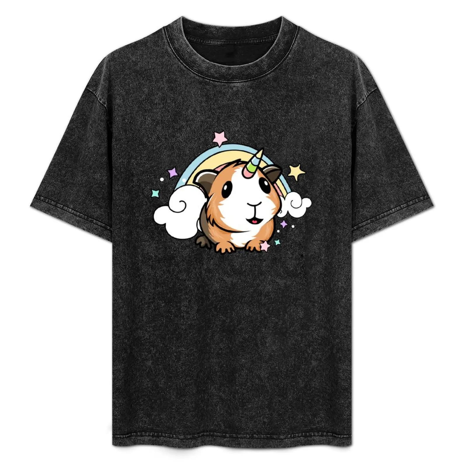 

Rainbow Unicorn Guinea Pig Tee, Guinea Pig graphic T-Shirt High Quality Durable T-Shirt