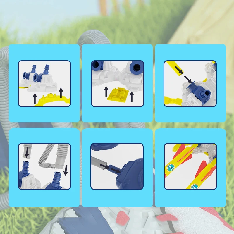 Kids Rocket Launcher Step Pump Power Air Pressed Stomp Outdoor Family Games Skyrocket Birthday Gifts Sports Toys For Children