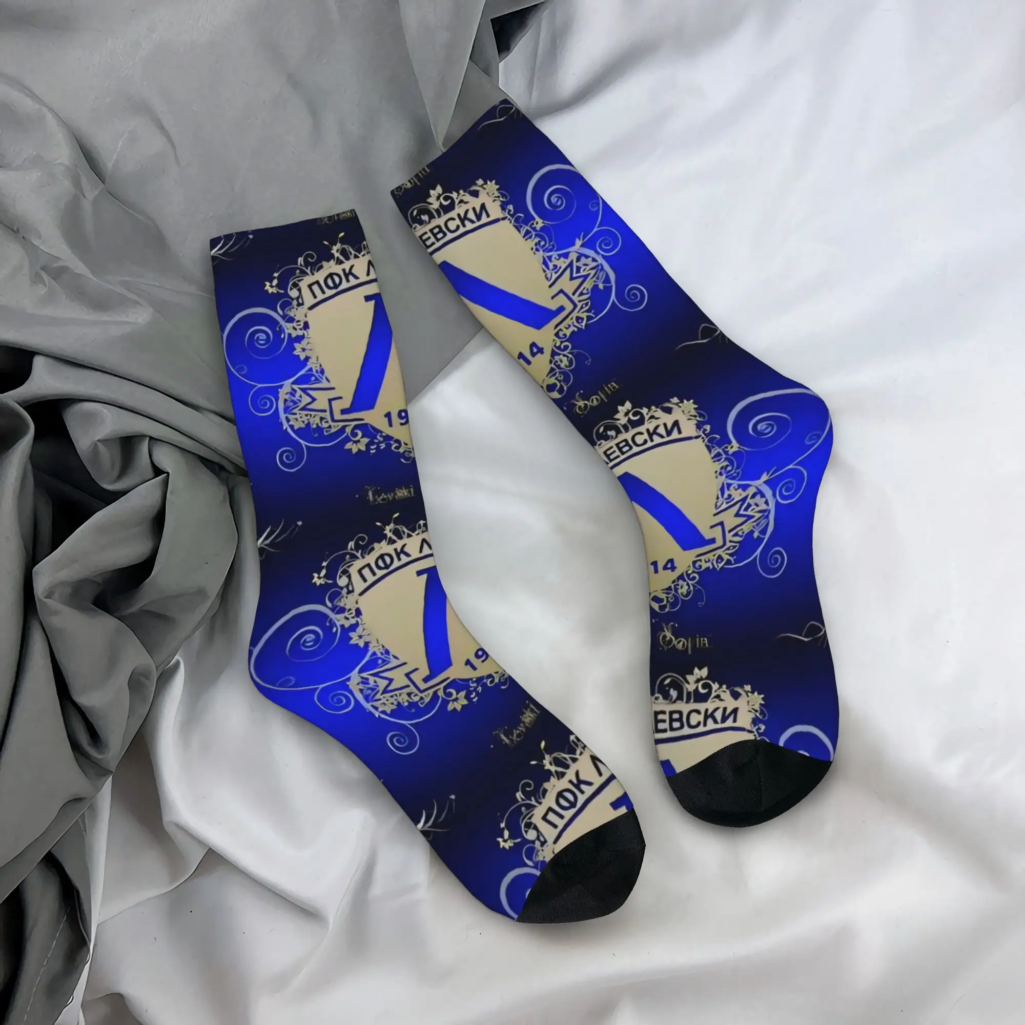 

Винтажные компрессионные носки в стиле хип-хоп Levski Sofia Crazy для мужчин, унисекс, Levski Sofia Harajuku, бесшовные, с принтом, для важных мероприятий