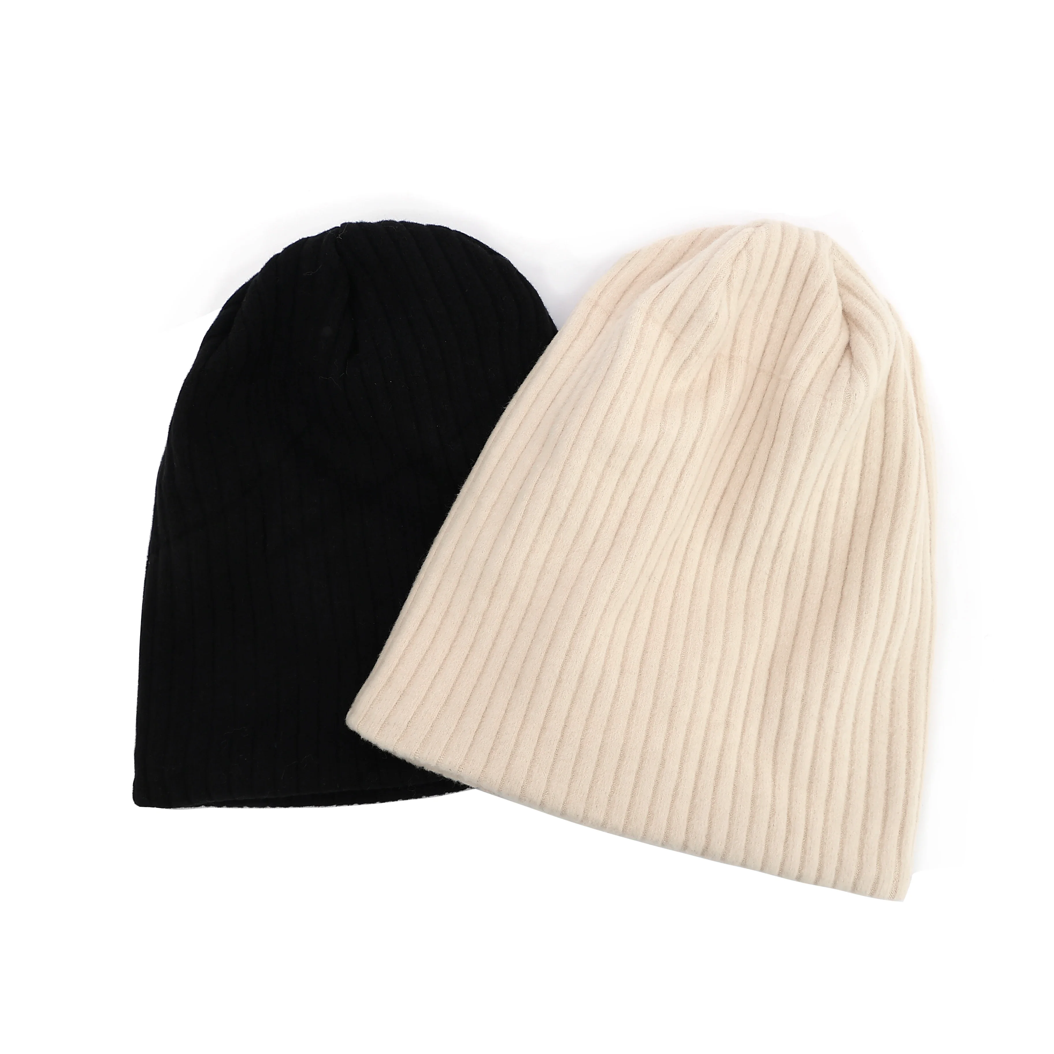 A30 New Autumn/Winter Adult Threaded Elastic Hat Personalized Letter Hat Warm Decorative Hat