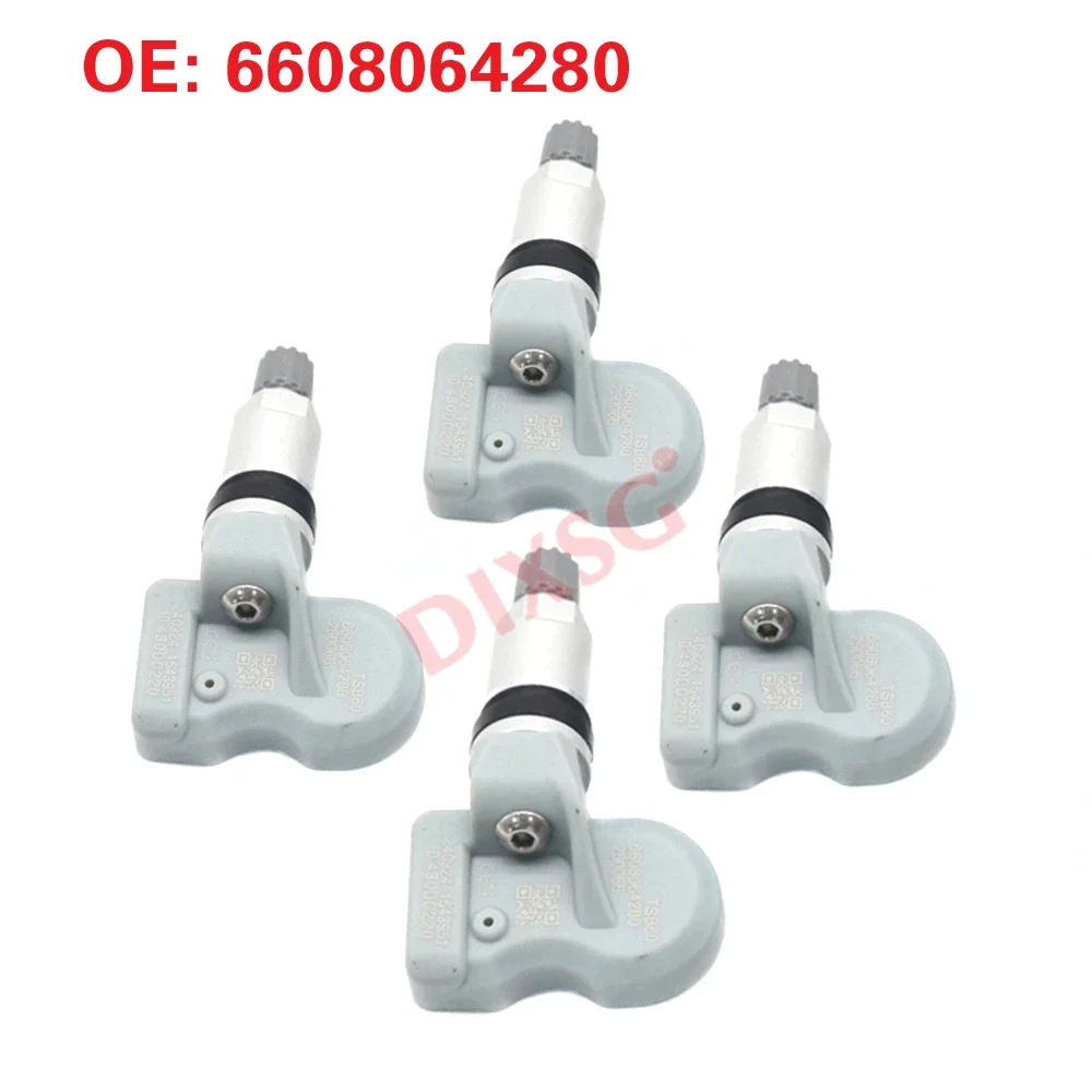 

Датчик давления в шинах TPMS 6608064280 (4 шт.) для Geely Okavango L VX11 L 2022-2024, Atlas COOL, Galaxy L6, L7, Atlas L
