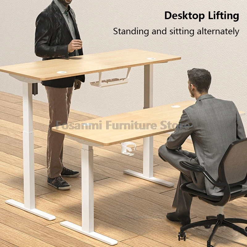 Mesa de computador elétrica de altura ajustável, mesa de movimento com display digital, mesa de jogos, escritório, casa, para trabalho de estudo