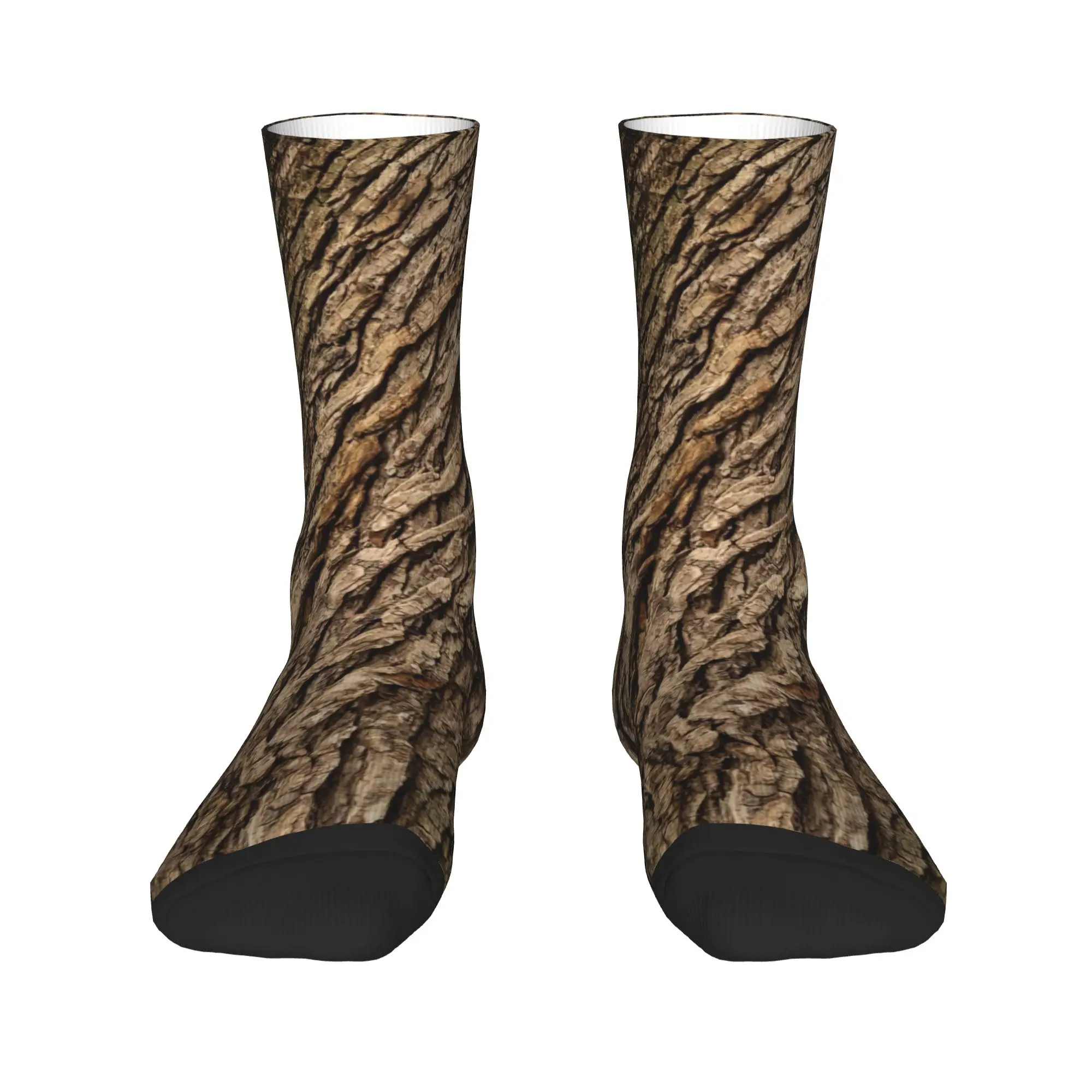 Tree Bark  Socks Winter  Stockings Casual Men's Soft Breathable Socks Graphic Running Anti Skid Socks