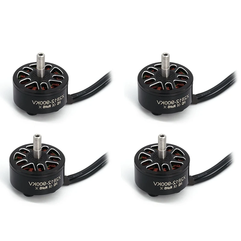 B-M 4Pcs X2812 900KV Brushless Motor 2-6S 4Mm Bearing Shaft For RC Multirotor Airplane FPV Long Range Drone DIY Parts