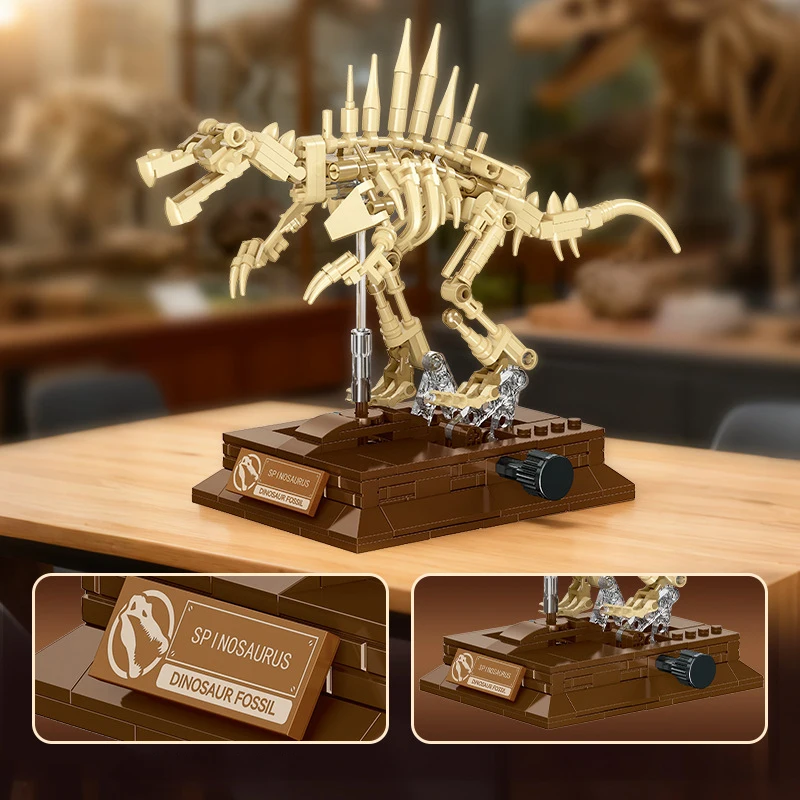 

Idea Jurassic Dinosaur Fossil Building Block Steam Tyrannosaurus Rex Bricks Triceratops Brachiosaurus Pterosaur Mosasaurus Toys