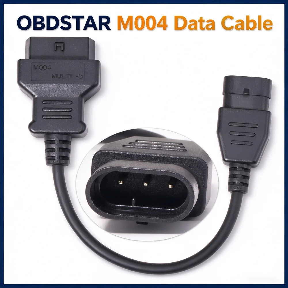 OBDSTAR M004 3Pin to 16 Pin Data Cable for OBDSTAR ISCAN Motorcycle Marine Series OBD2 Adapter Cable Auto Accessories