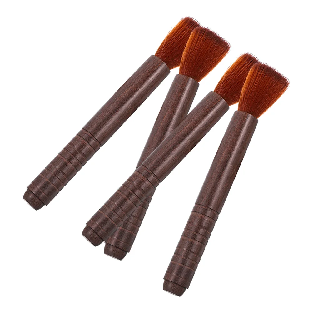 4Pcs Erhu Violin Guzheng Rosin Dust Brush Soft Flexible Bristle String Instrument Cleaning Tools Portable Erhu
