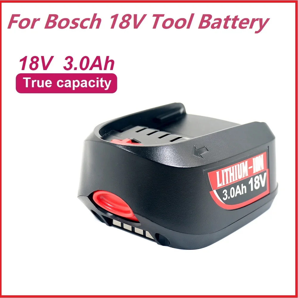 18 فولت بطارية ليثيوم لبوش PBA PSB PSR المهنية بطارية قابلة للشحن لبوش المنزل والحديقة أدوات كهربائية لبوش PBA #2