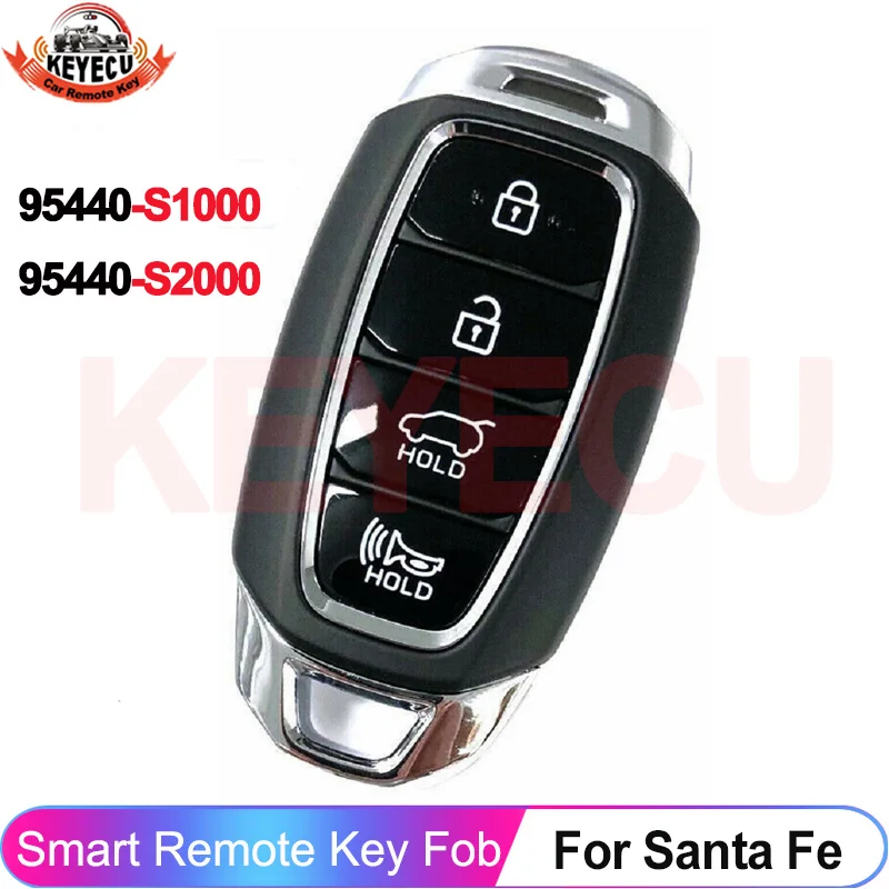 Smart 95440-S1000 95440-S2000 95440-S1200 95440-S1050 95440-S2200 95440-S1100 For 2018 2019 2020 Hyundai Santa Fe Key Remote Fob