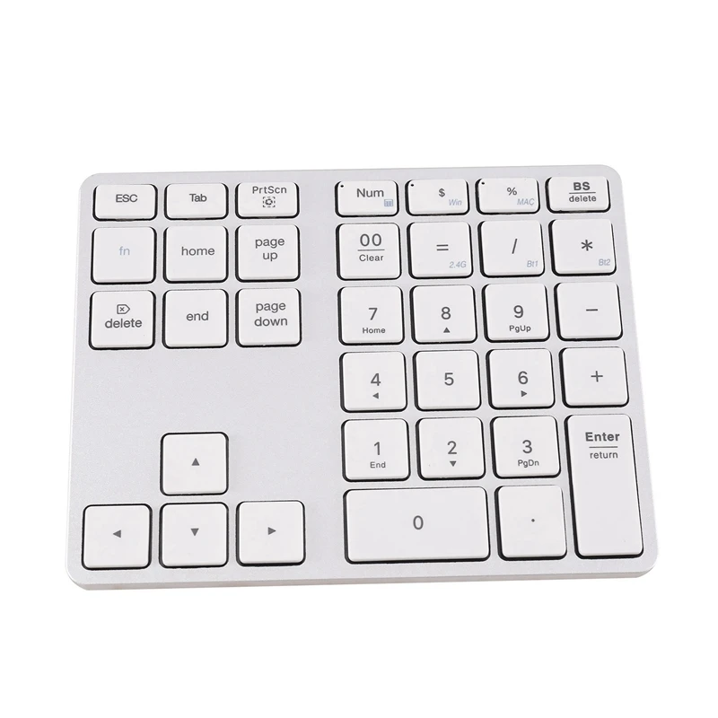 Clavier numérique sans fil, Bluetooth 5.0, 35 prédire, pour Windows, Android, PC, tablette, ordinateur portable