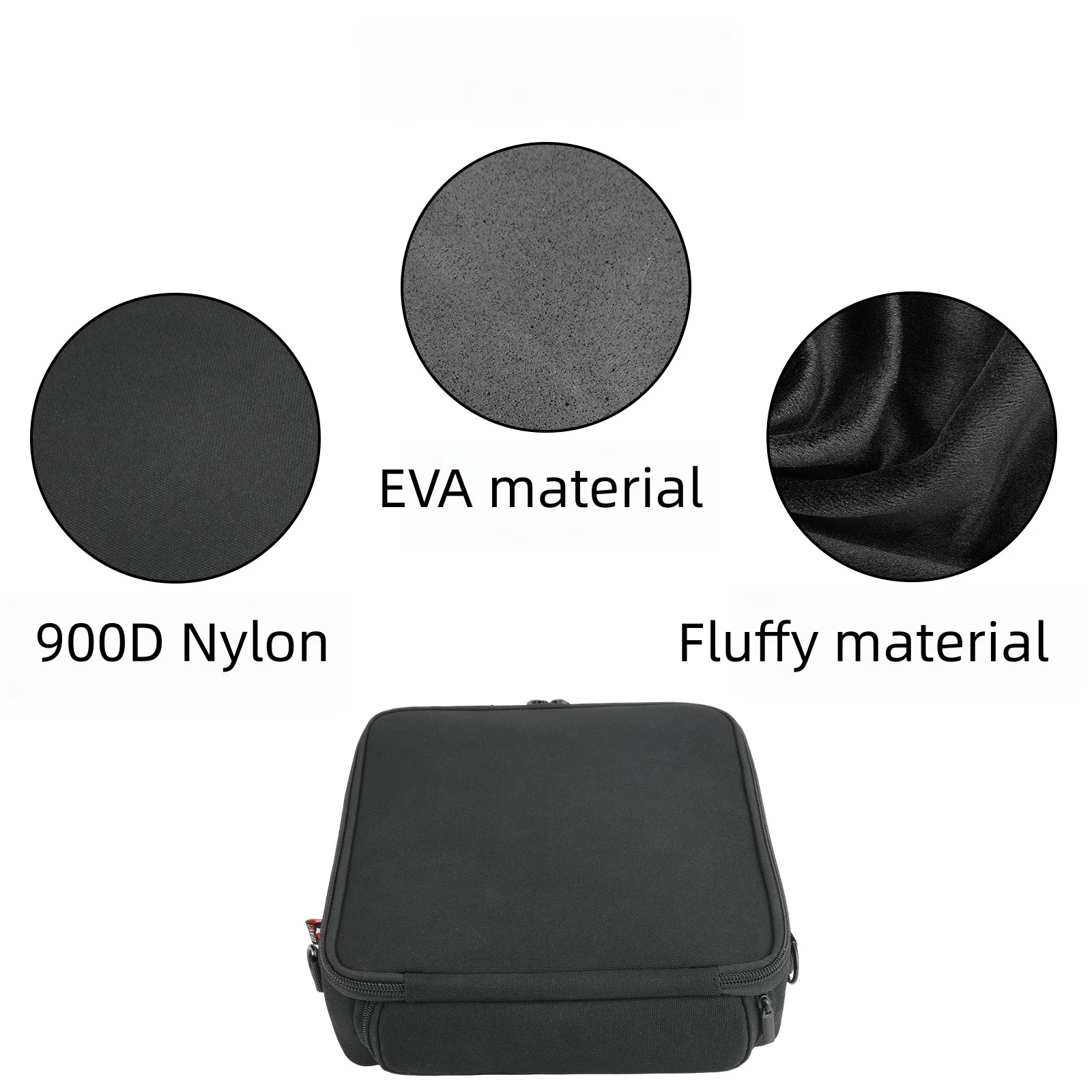 900D Nylon+EVA+Spandex Ultra Soft Short Plush Material Suitable For Akai Professional MPC Sample Portable Storage Bag ​
