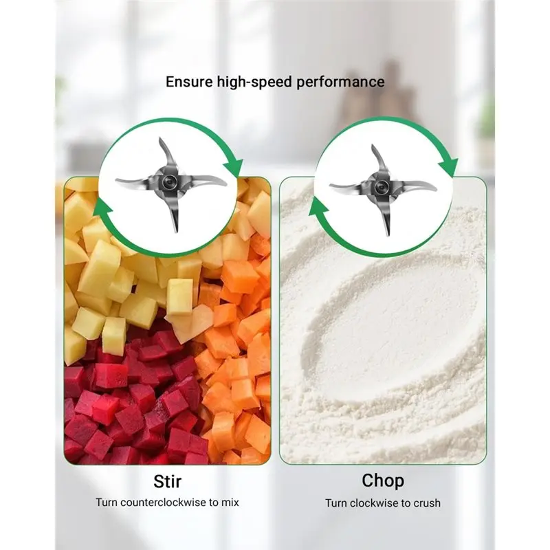 【ESSENTIALS 】Replacement Blade For TM5 And TM6, High-Quality Stainless Steel Mixing Knife, Perfect For Chopping, Stirring view 3