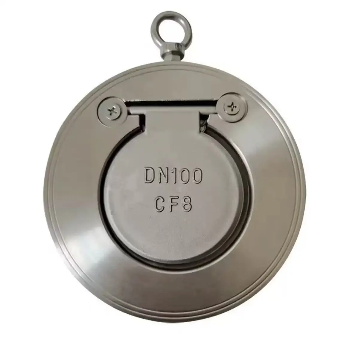 H74W 16P Stainless Steel CF8 CF8M Single Piece Manual Check Valve for Water General Use PTFE Sealing