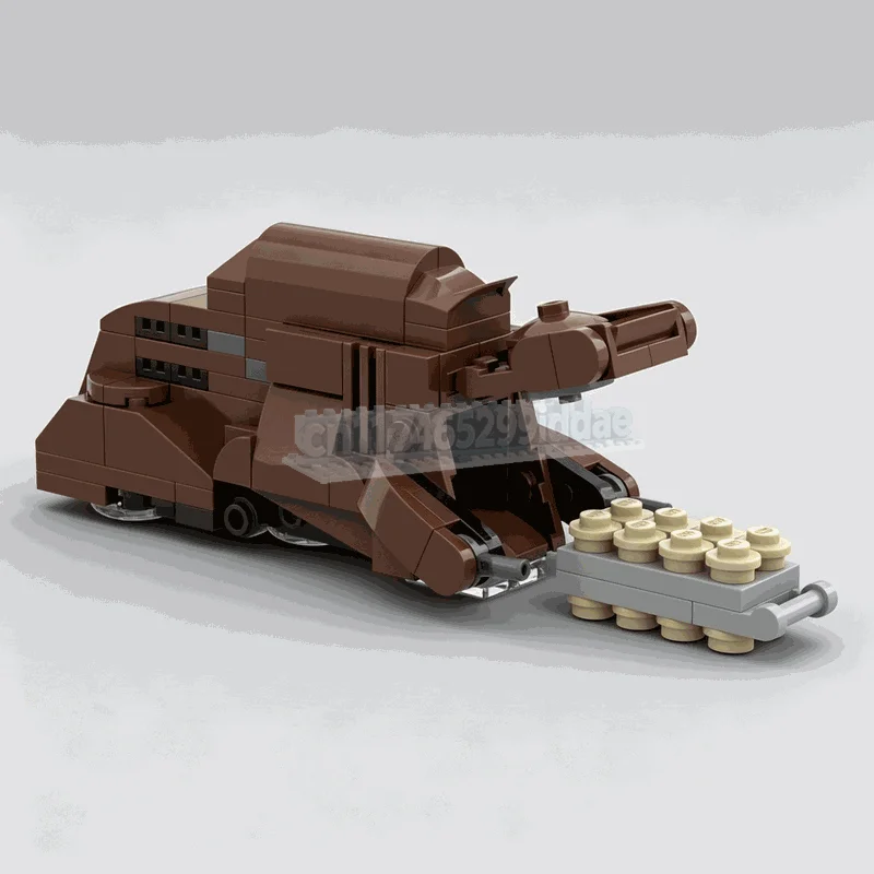 117PCS Futuristic Cargo Transport Vehicle Building Blocks Removable Storage Rack Creative DIY Assembly Model Festival GiftS Toy