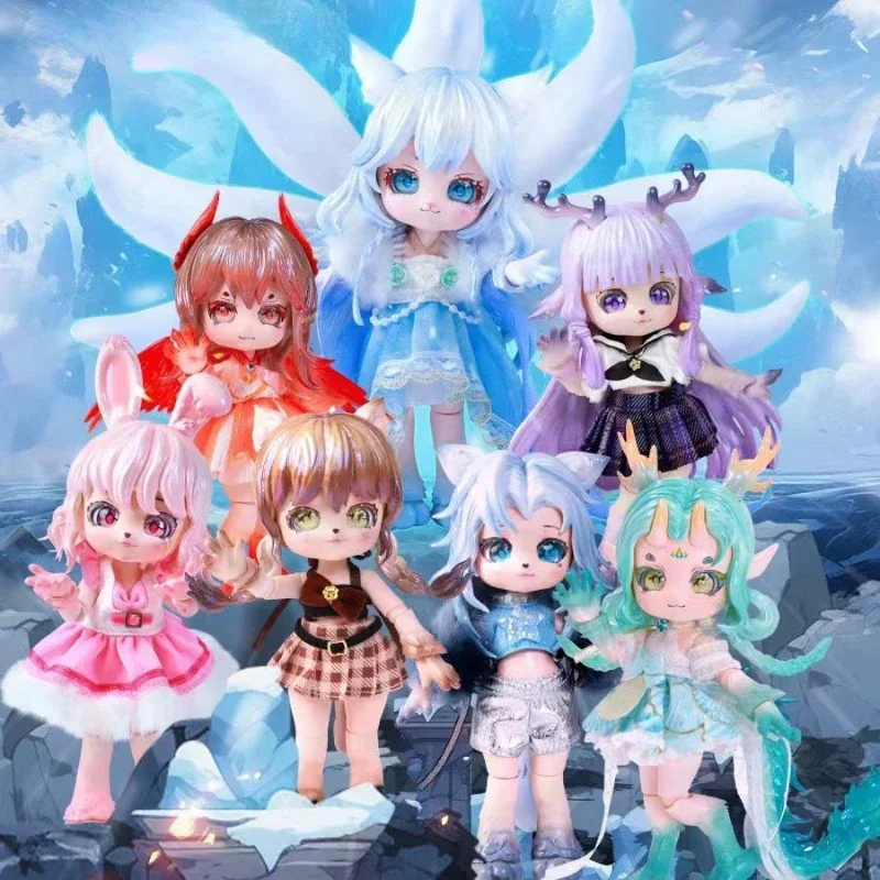 

Figures Toys MAYTREE Tide Play Hand To Do Girls Twelve Constellations Bjd Surprise Blind Box Joint Movable Doll Christmas Gifts