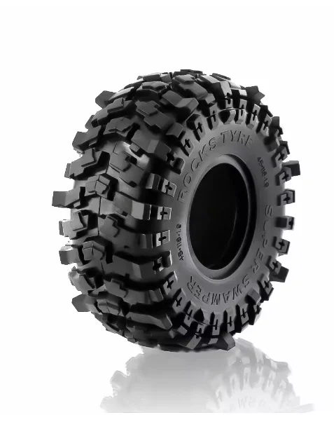 4PCS 1.9" Rubber Voodoo KLR Wheel Tires 118*45mm for 1:10 RC Crawler Axial SCX10 D90 TF2 MST Tamiya image 6
