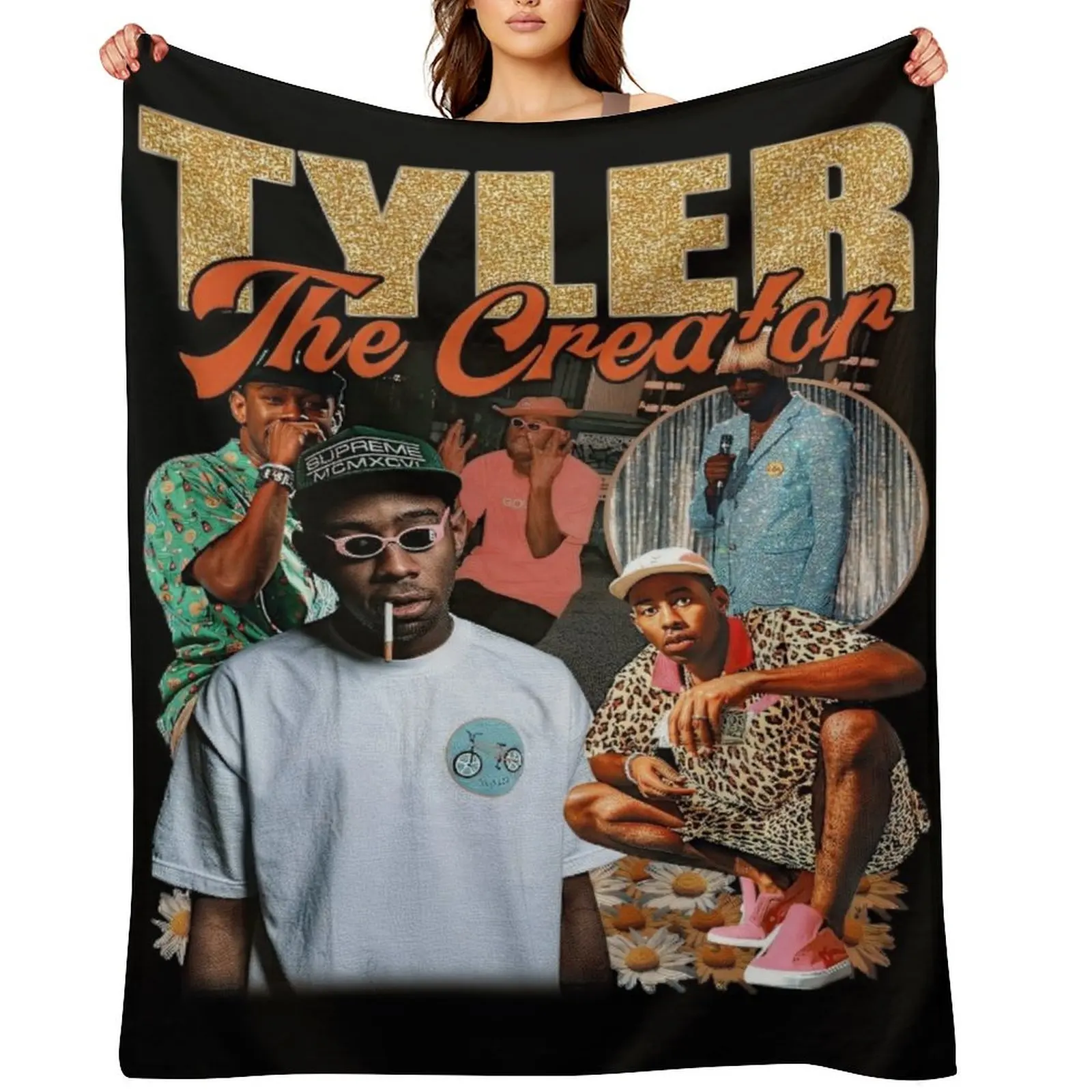 

Hip Hop Fanart Vintage Throw Blanket Heavy Vintage Stuffeds Blankets