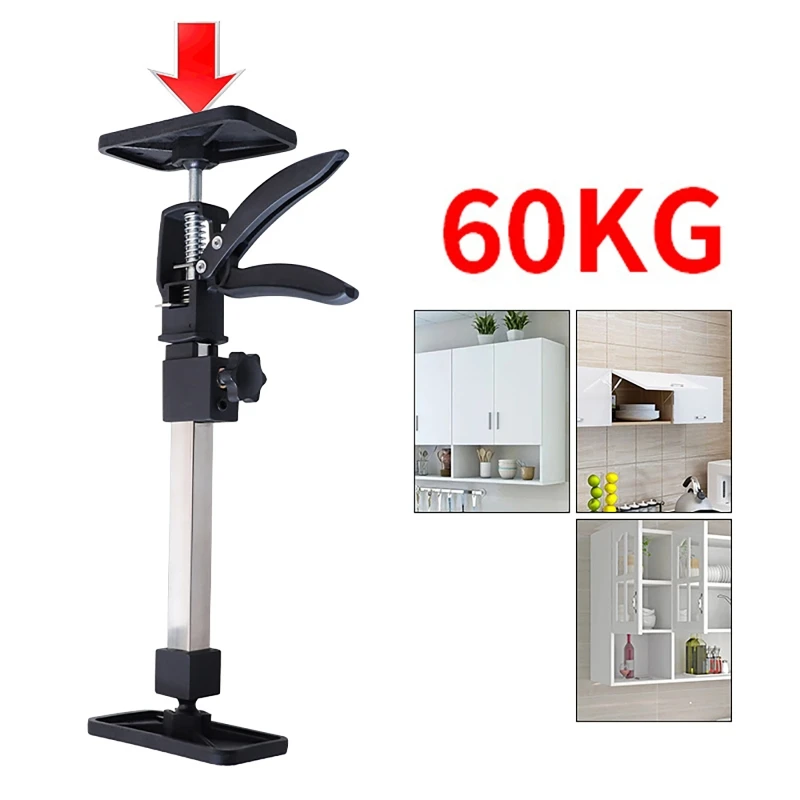 Woodworking Telescopic Support Rod Cabinet Hanging Installation Lifting Support Frame Lifting Device Labor-saving Decoration