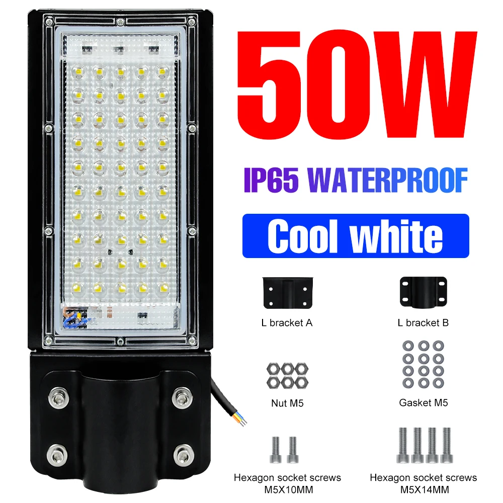 200W Led Outdoor Spotlight Ip65 Waterdichte Reflector Schijnwerpers Tuin Buitenkant Straatlantaarn Koud/Warm Wit AC220-240V 50W 100W