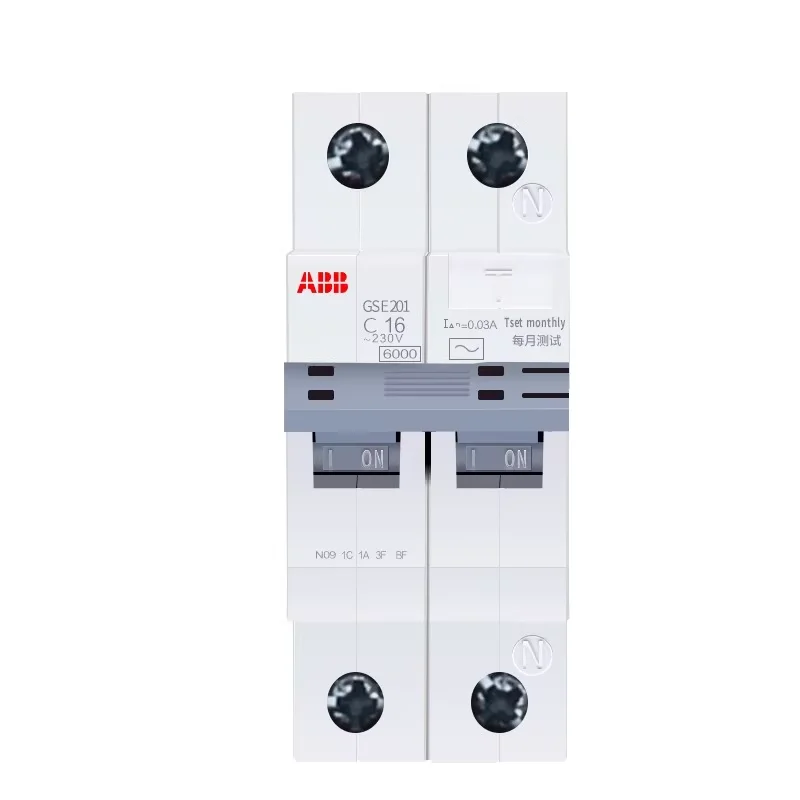 توفر قطاع دارة التسرب من سلسلة ABB GSE200 حماية موثوقة من التسرب الزائد منتج أصلي لسلامة الدائرة القصيرة