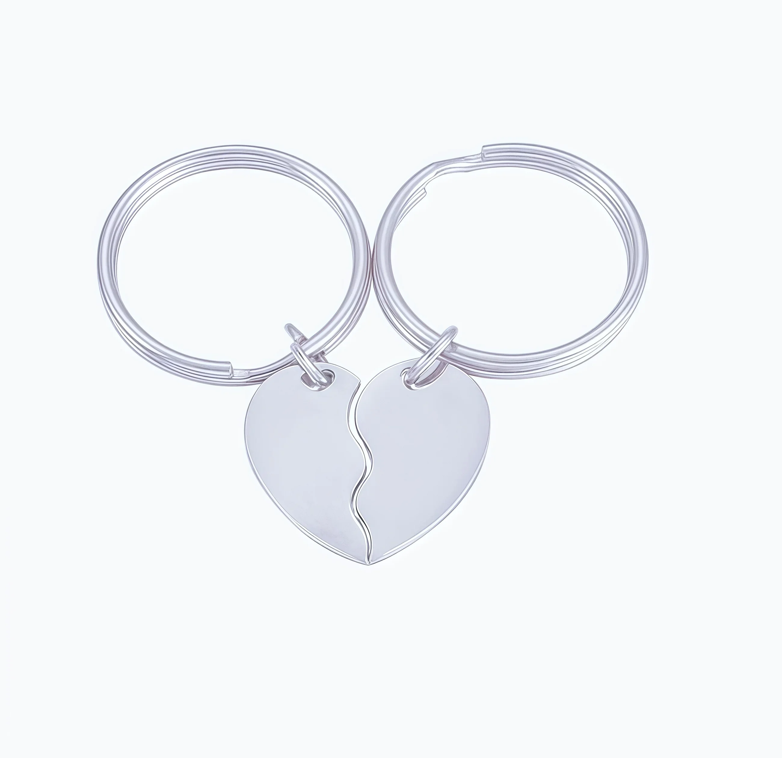 5Pairs Cute Love Heart Brick Keychains Set for Couples - Lego Style Key Rings for Men Women Girls Boys - Friendship Jewelry Gift