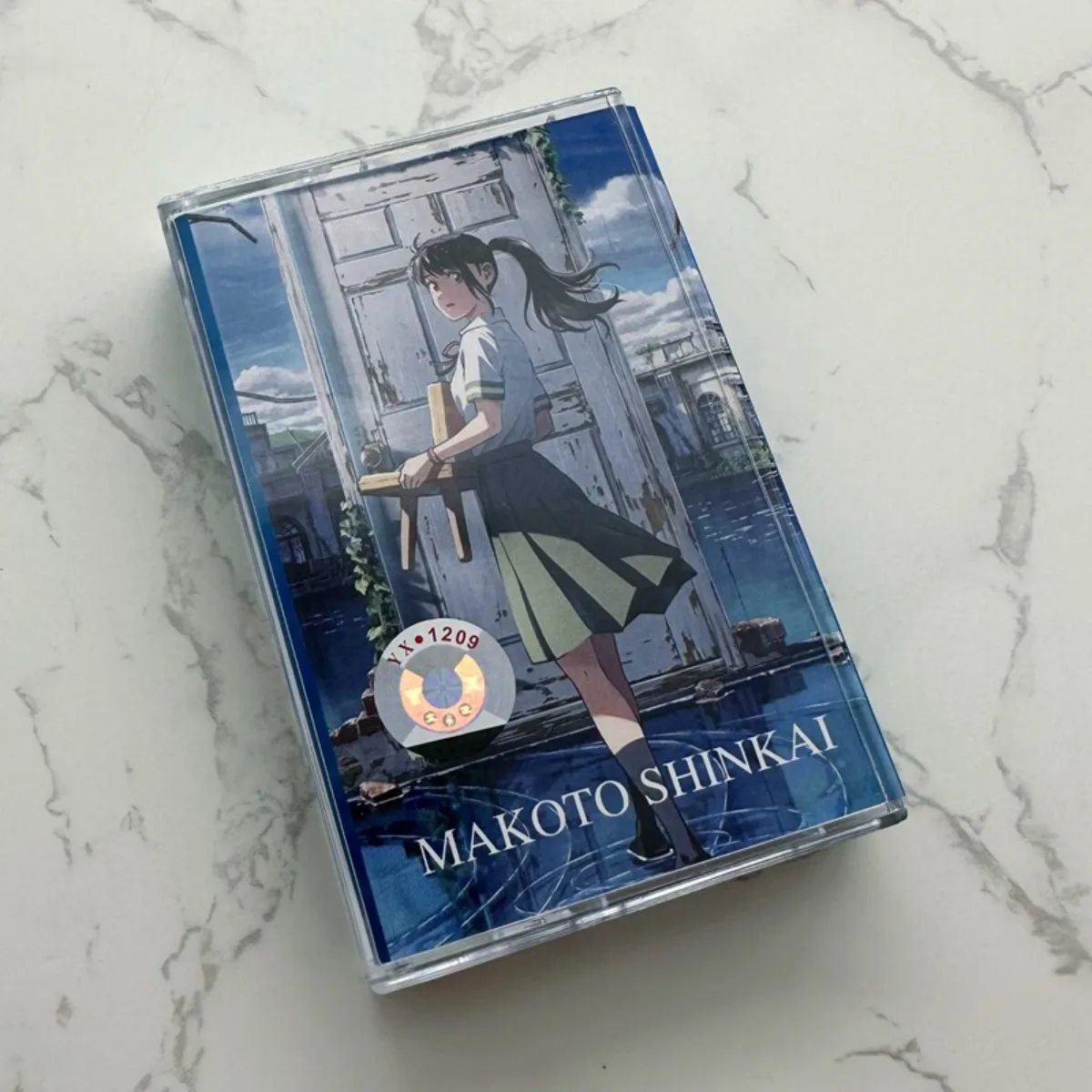 

Makoto Shinkai Anime Movie Songs Collection Cassette Tape Japanese Soundtrack Music with Lyric Booklet for Listening Collection