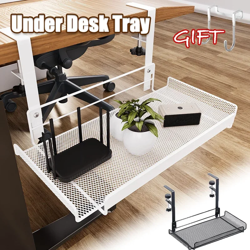 Underdesk Cable Storage Transform your office with metal under-desk storage for better organization and clutter-free surfaces