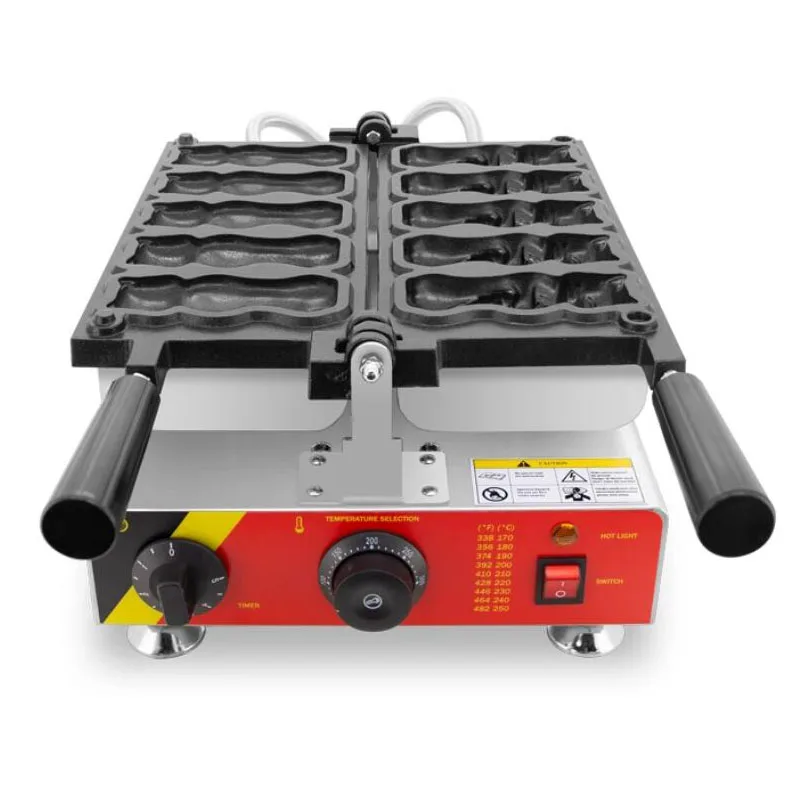 لطيف القط اصطياد الأسماك على شكل آلة صنع الوافل بنجيوبانغ وجبة خفيفة التجارية القط المعانقة الأسماك Taiyaki آلة طعام الشارع