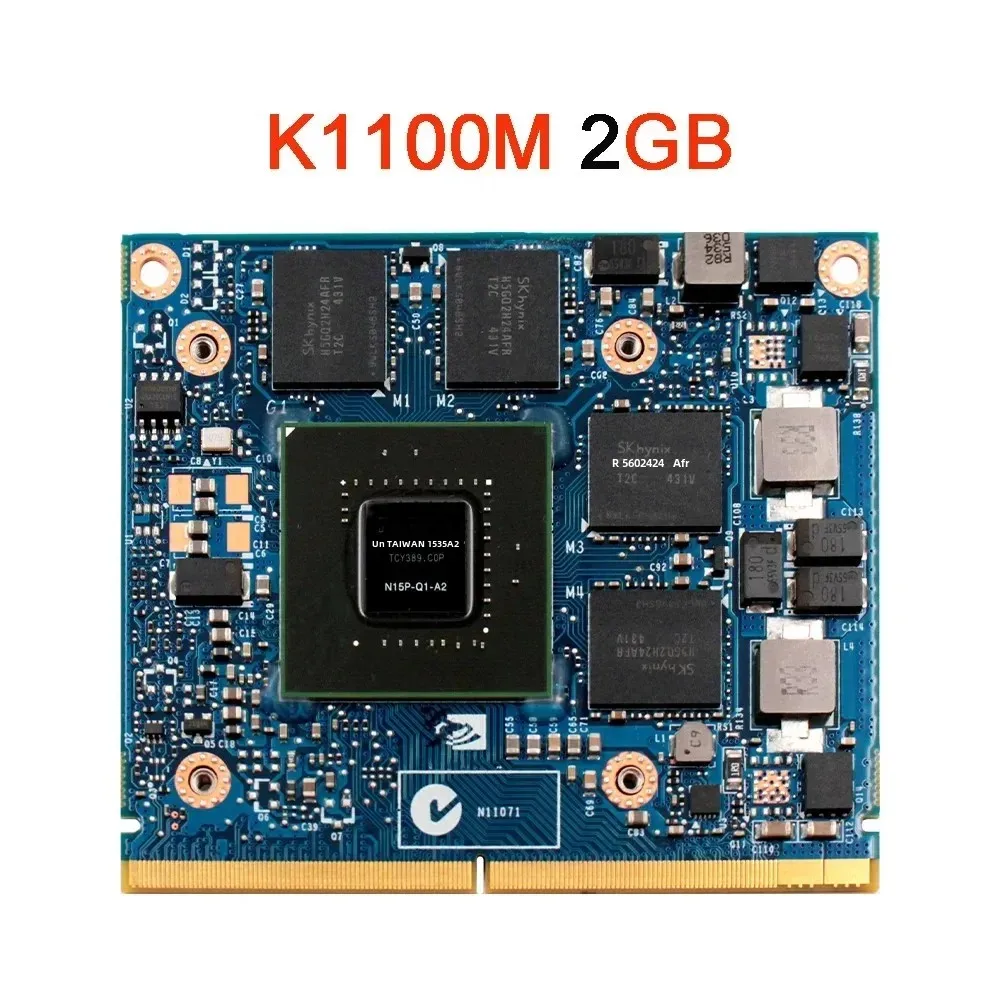 Tarjeta de vídeo Quadro K1100M GDDR5 N15P-Q1-A2 Compatible con iMac A1311 A1312 100% nueva marca tarjeta gráfica de computadora