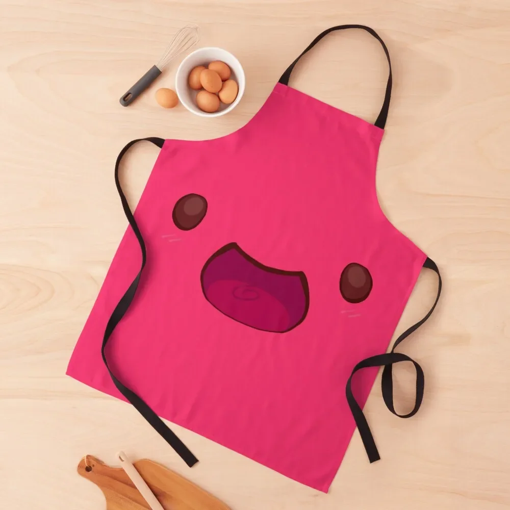 

Slime Rancher Pink Slime Face Apron Ladies House Things For Home And Kitchen Chef jacket men Apron