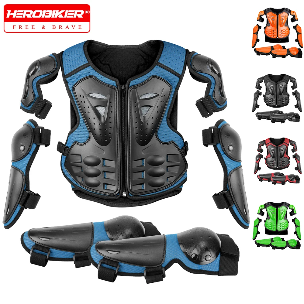 

Kids Youth Motorcycle Motorbike Body Armor Anti-fall Motocross Downhill Mountain Bike Dirt Pit Bike Protective Gear Vest Armor