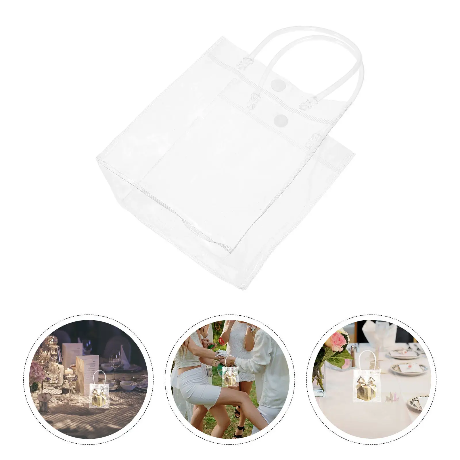 40pcs-premium-clear-pvc-tote-bags-snap-lock-handle-ideal-for-party-favors-wedding-cosmetics-skincare-candy-display