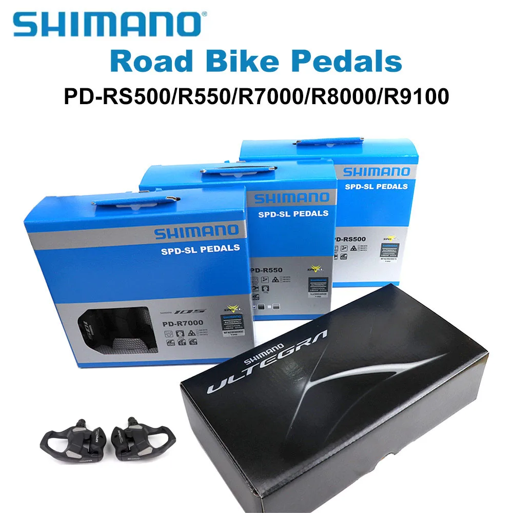

Shimano Road Bike Pedals R9100 R8000 R7000 R550 RS500 Road bicycle pedals bike self-locking pedal 105 UT DURA-ACE pedal