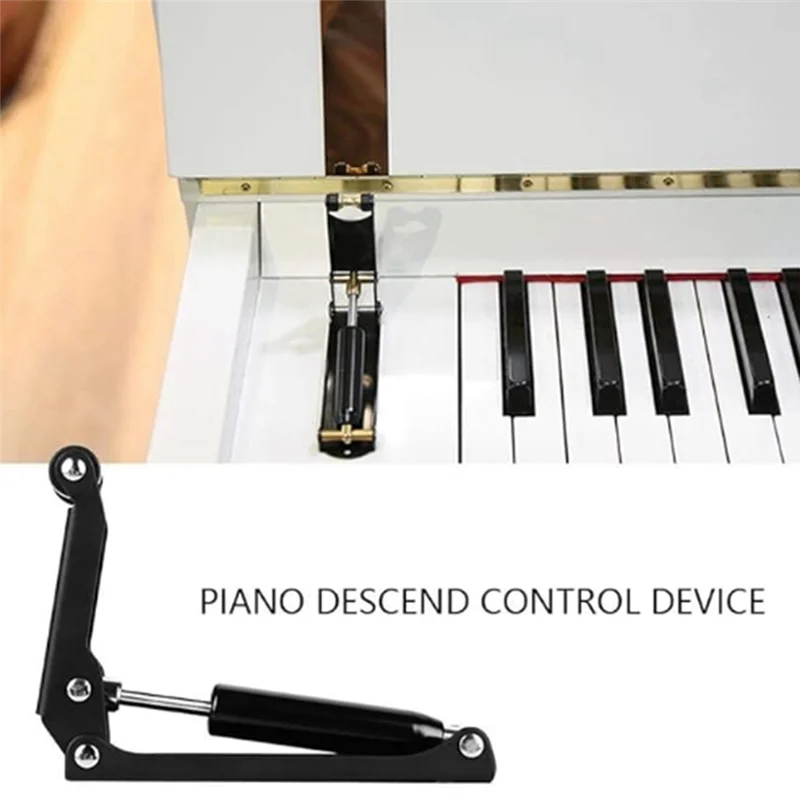 Lo-Ok Durable Ultra-Thin Piano Keyboard Cover Descent Control Device Piano Slow Closing Descent Device Hydraulic