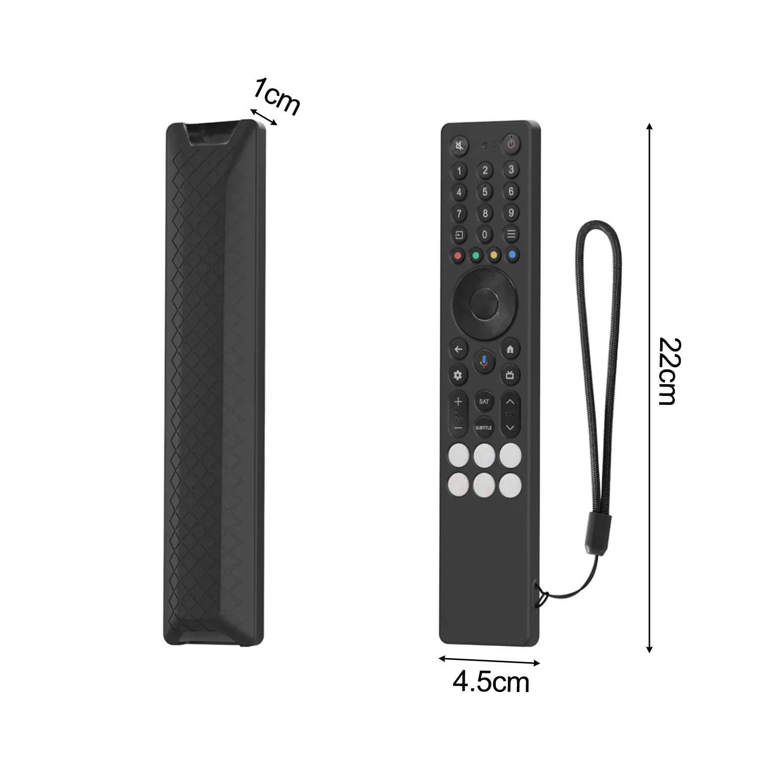 TCL RC833A 보호 커버 미끄럼 방지 원격 제어 보호 케이스 방수 텔레비전 원격 제어 쉘 TV 액세서리