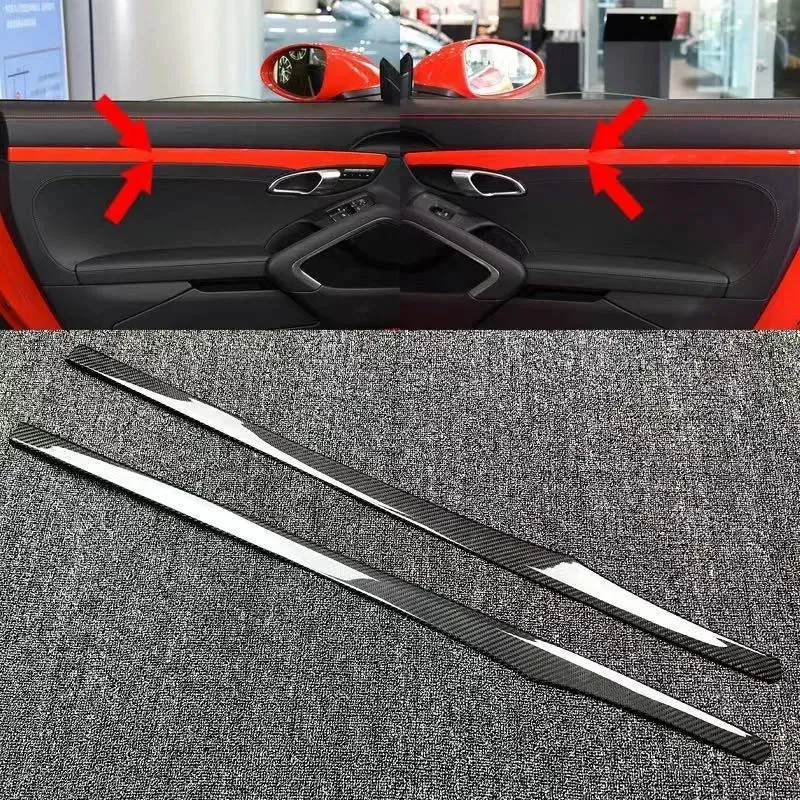

New Dry Carbon Fiber Interior Trim Accessory Kit for 718 981 991 - Vehicle Interior Upgrade