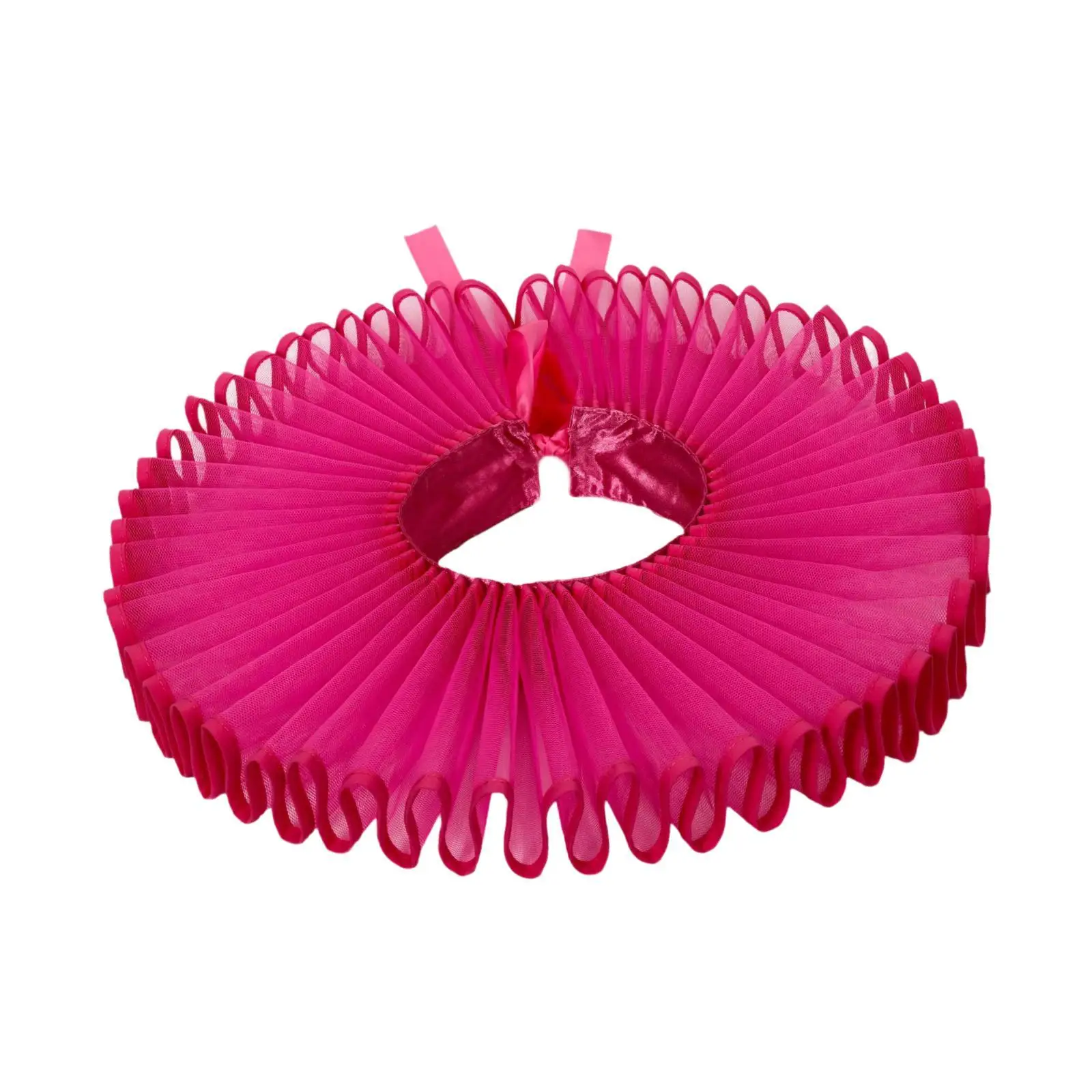 Colliers à volants réglables et amovibles de style élisabéthain pour robe rococo